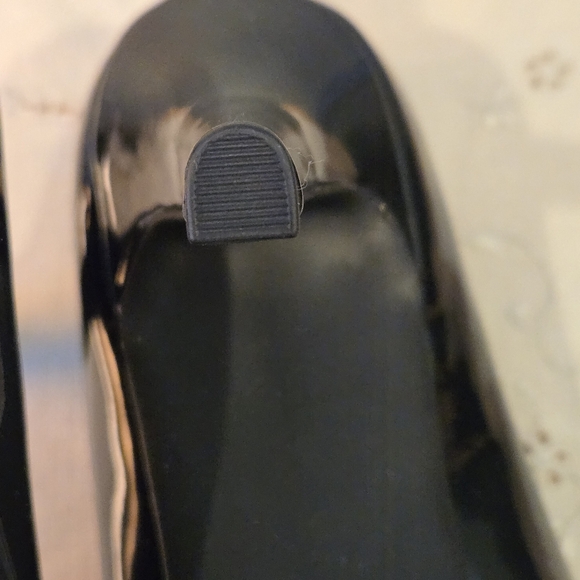 Nickels Black Patent Peep-Toe Heels – Size 10 – 3.5" Heel - Picture 9 of 16